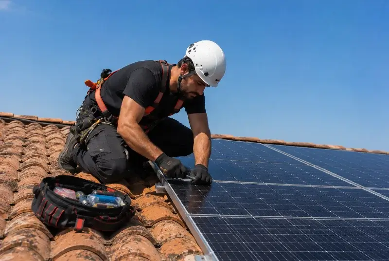 Maintenance et monitoring de panneaux solaires à Banyuls-sur-Mer